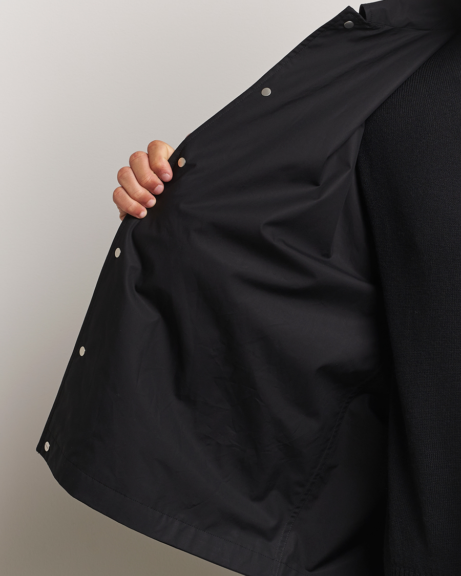 Mies | Takit | Jil Sander | Back Printed Coach Jacket Black
