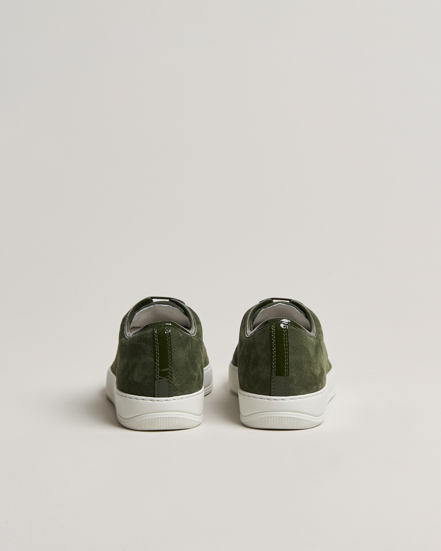 Mies | Lanvin Patent Cap Toe Sneaker Olive | Lanvin | Patent Cap Toe Sneaker Olive