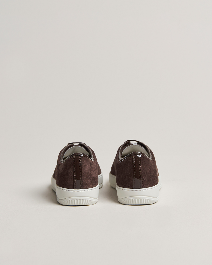 Mies | Tennarit | Lanvin | Patent Cap Toe Sneaker Dark Brown