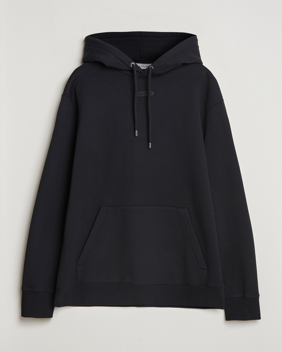 Mies | Puserot | Lanvin | Patch Logo Hoodie Black