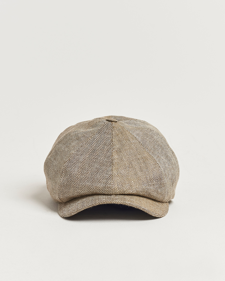Mies | Wigéns Newsboy Classic Linen Cap Beige | Wigéns | Newsboy Classic Linen Cap Beige