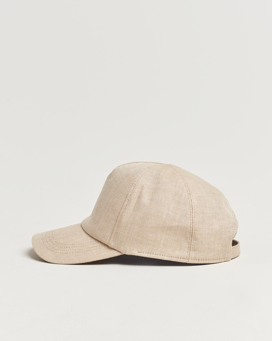 Mies | Wigéns Baseball Linen Cap Sand | Wigéns | Baseball Linen Cap Sand