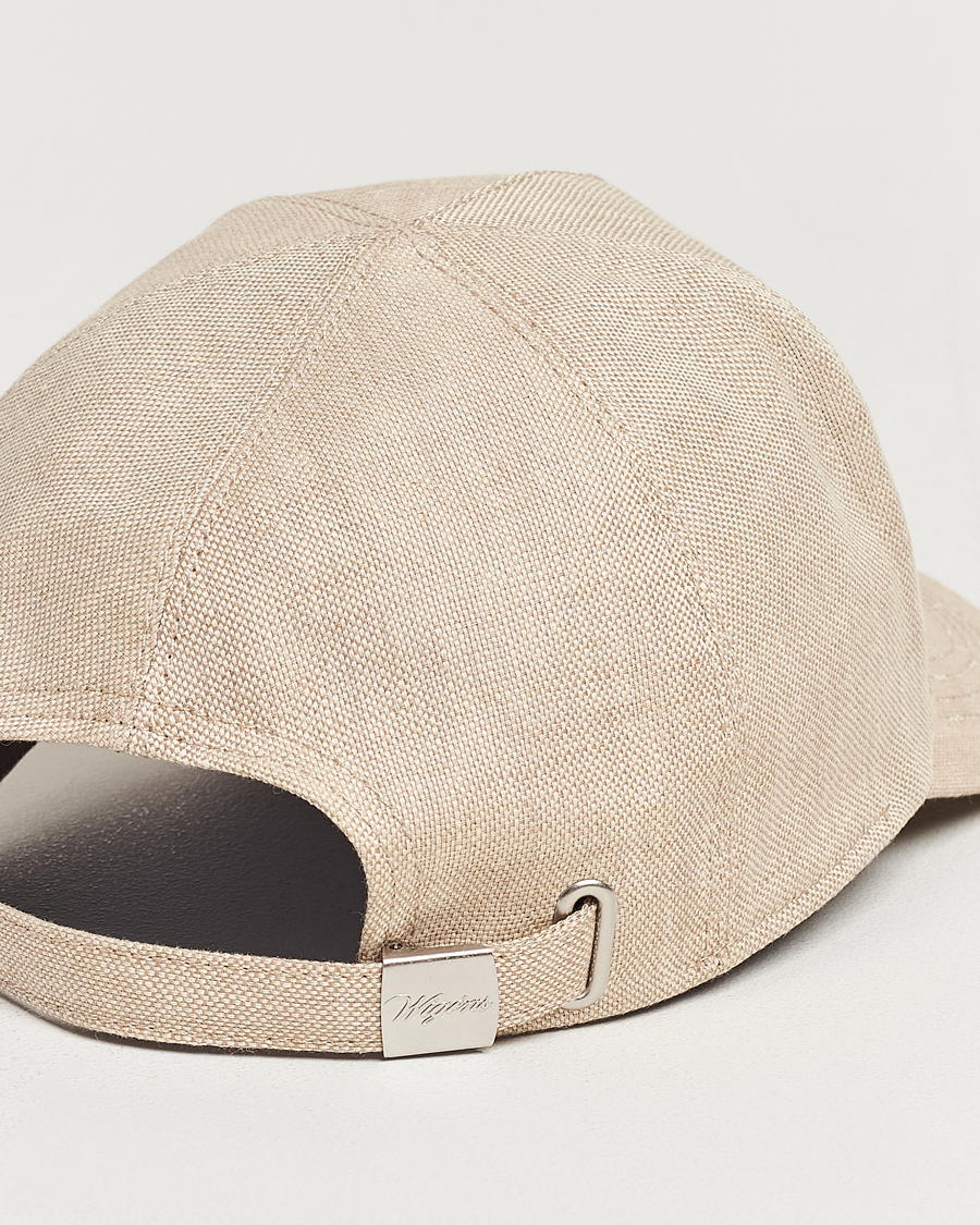 Mies | Wigéns Baseball Linen Cap Sand | Wigéns | Baseball Linen Cap Sand