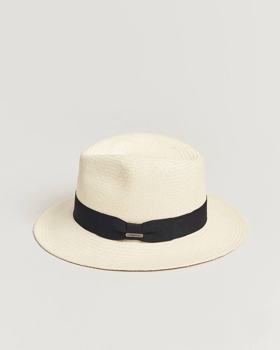 Mies | Päähineet | Wigéns | Panama Hat White/Black