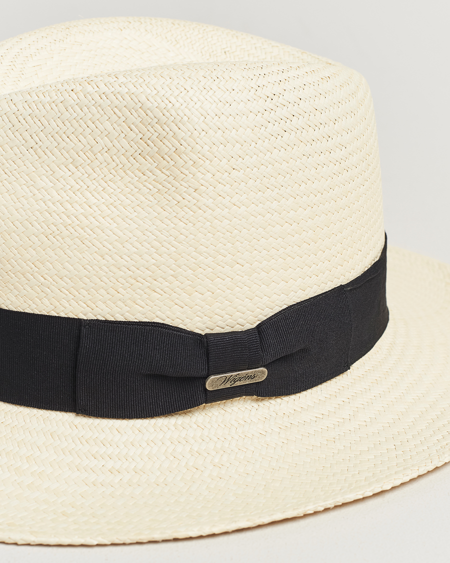 Mies | Wigéns Panama Hat White/Black | Wigéns | Panama Hat White/Black