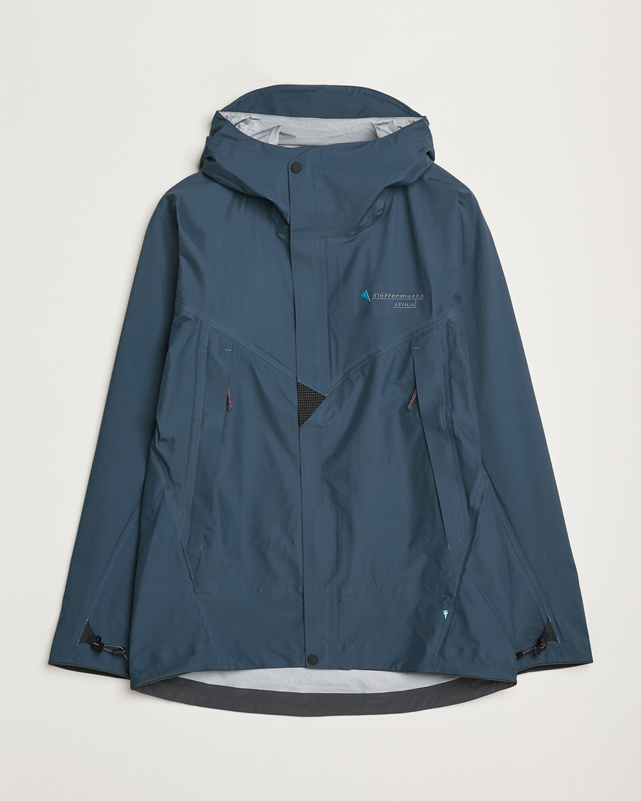 Mies | Takit | Klättermusen | Asynja Lightweight Waterproof Jacket Midnight Blue