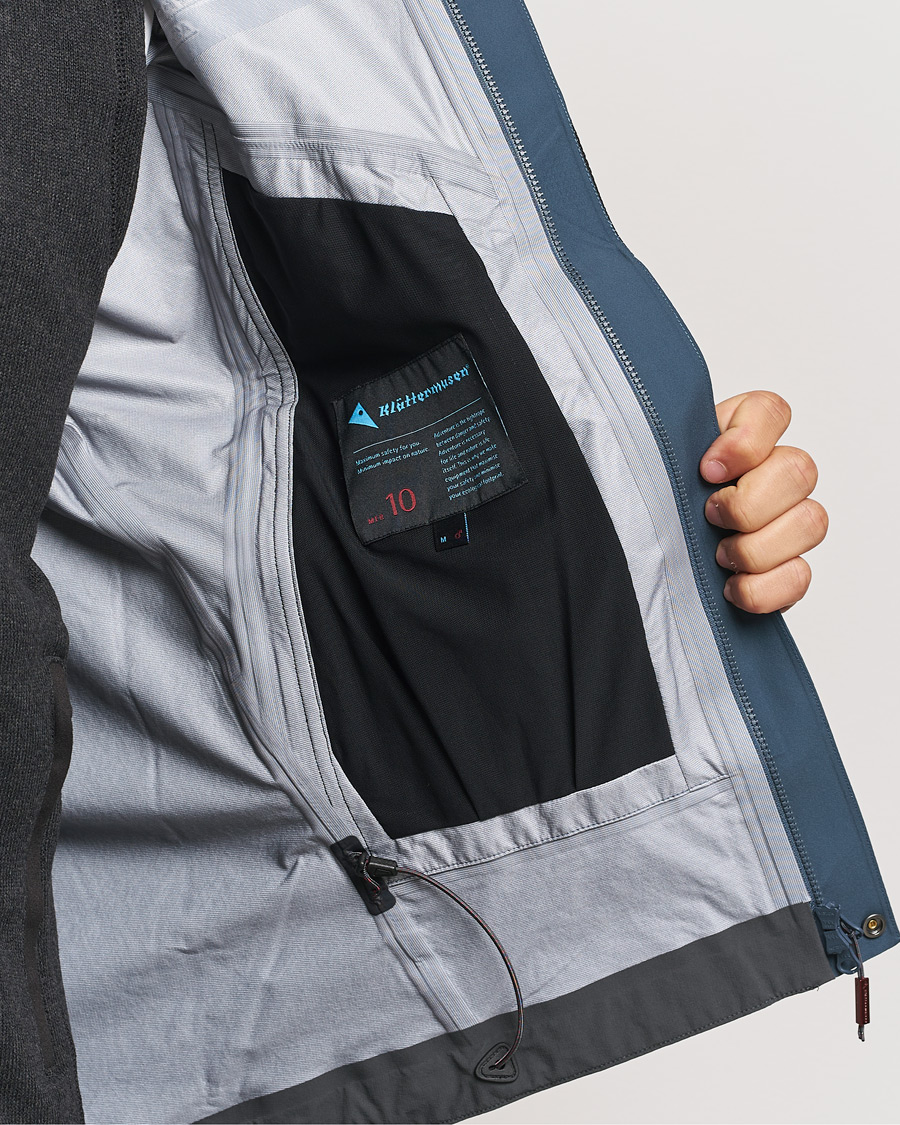 Mies | Takit | Klättermusen | Asynja Lightweight Waterproof Jacket Midnight Blue