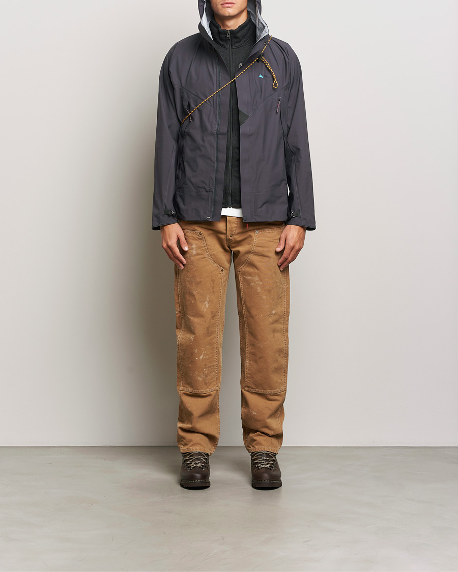 Mies | Takit | Klättermusen | Asynja Lightweight Waterproof Jacket Raven