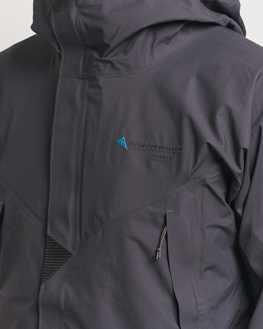 Mies | Takit | Klättermusen | Asynja Lightweight Waterproof Jacket Raven