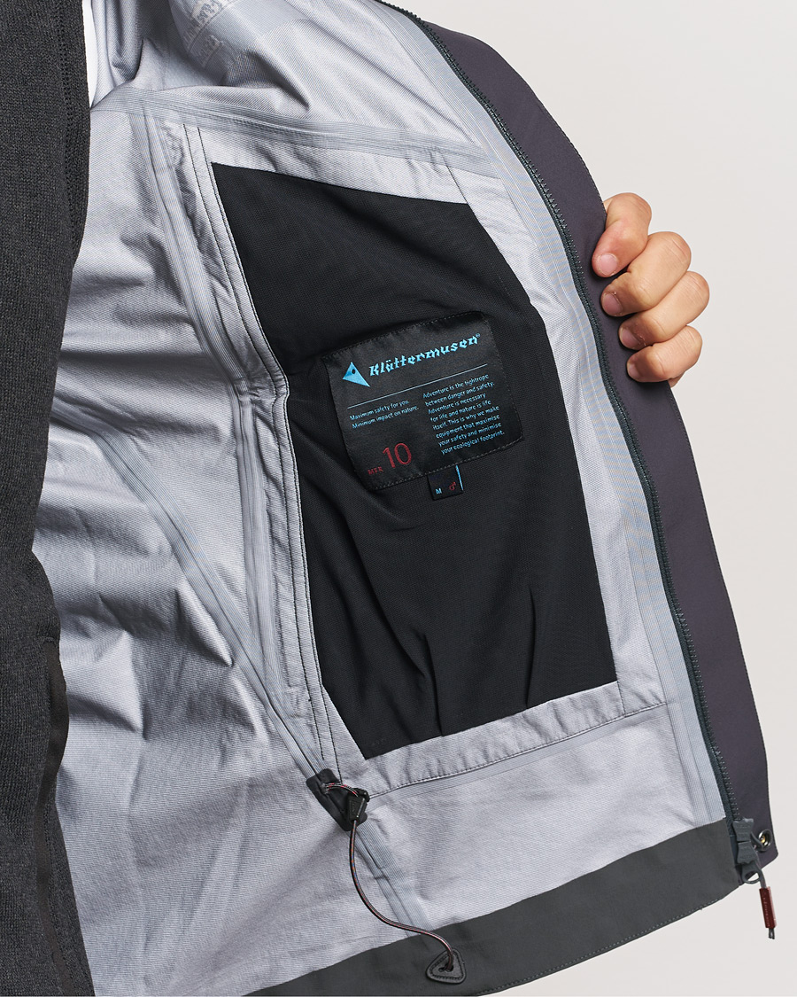 Mies | Takit | Klättermusen | Asynja Lightweight Waterproof Jacket Raven