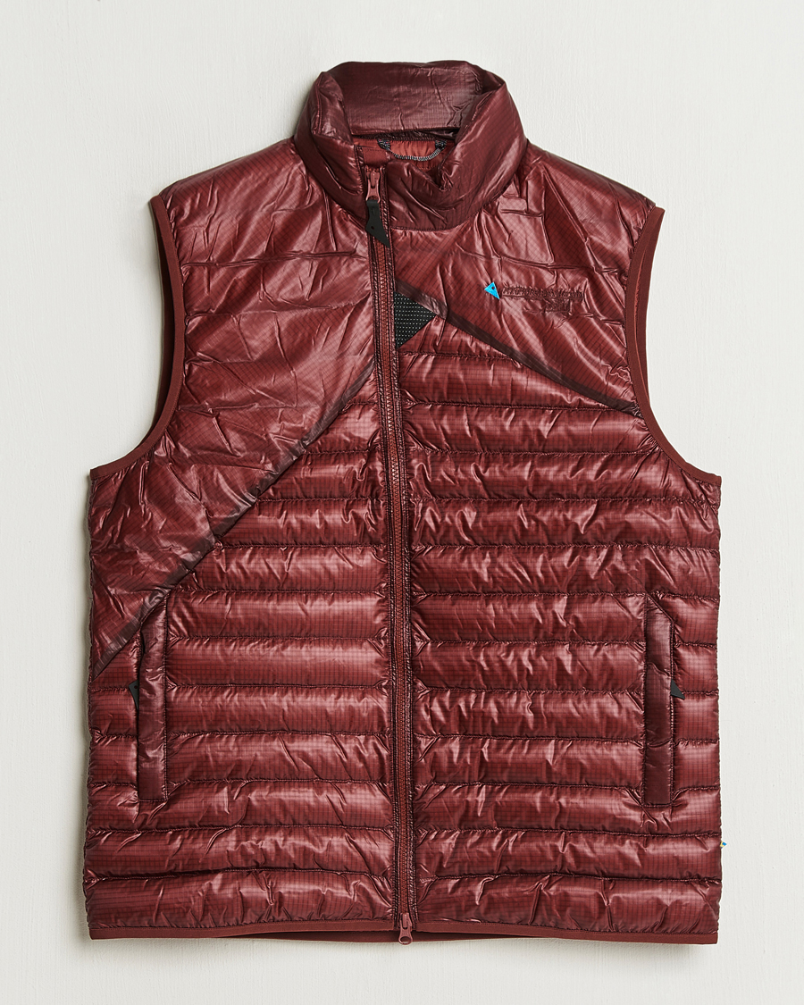 Mies | Takit | Klättermusen | Lopt Lightweight Down Vest Madder Red