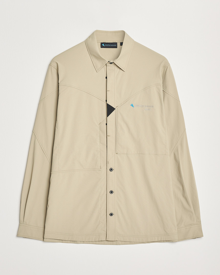 Mies | Kauluspaidat | Klättermusen | Garm Technical Outdoor Shirt Silver Green