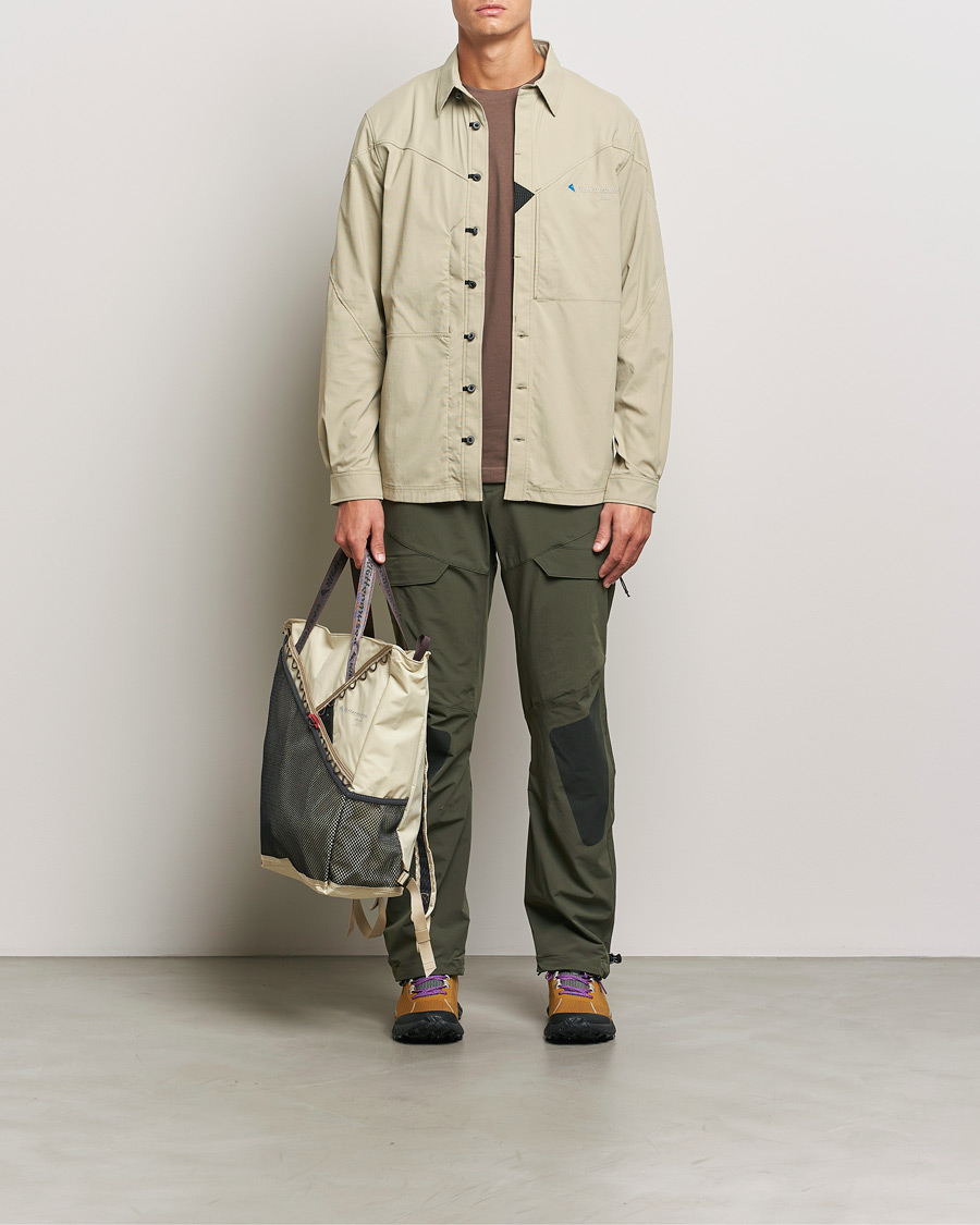 Mies | Kauluspaidat | Klättermusen | Garm Technical Outdoor Shirt Silver Green