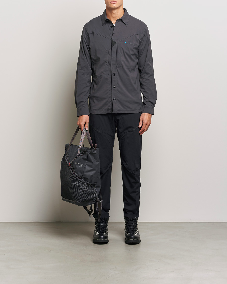 Mies | Kauluspaidat | Klättermusen | Garm Technical Outdoor Shirt Raven