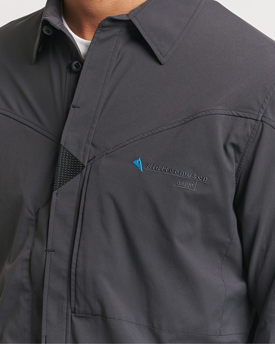 Mies | Kauluspaidat | Klättermusen | Garm Technical Outdoor Shirt Raven