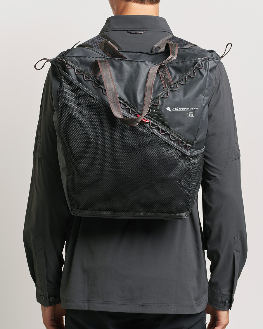 Mies | Klättermusen Urur 23L Tote/Backpack Raven | Klättermusen | Urur 23L Tote/Backpack Raven