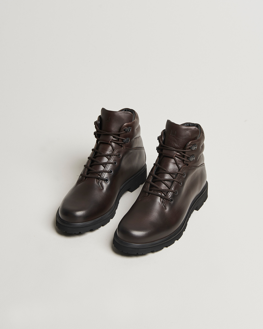 Mies | Nilkkurit | UBR | Black Storm Leather Boot Dark Brown
