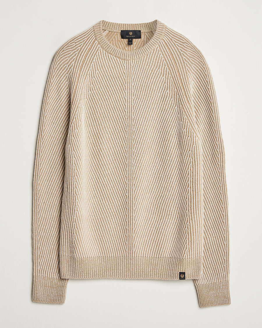 Mies | Puserot | Belstaff | Centenary Wool Rib Jumper Chalk