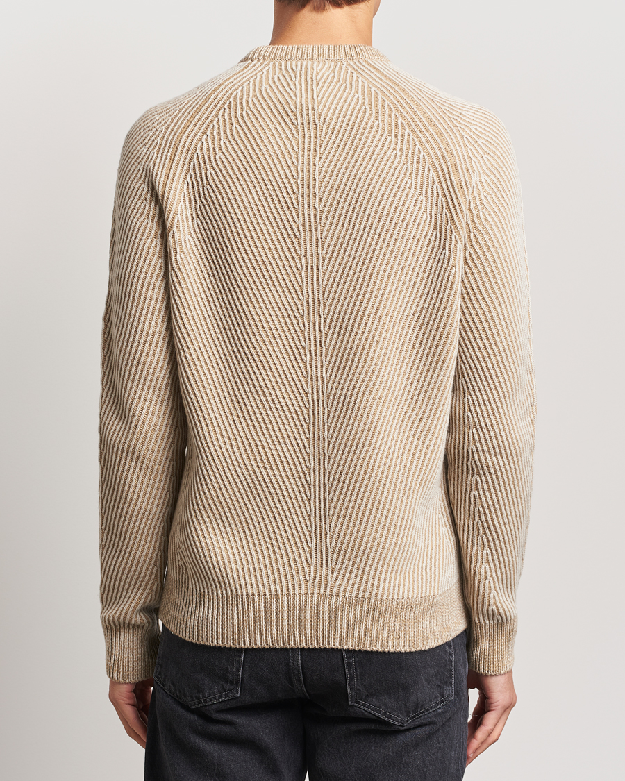 Mies | Puserot | Belstaff | Centenary Wool Rib Jumper Chalk