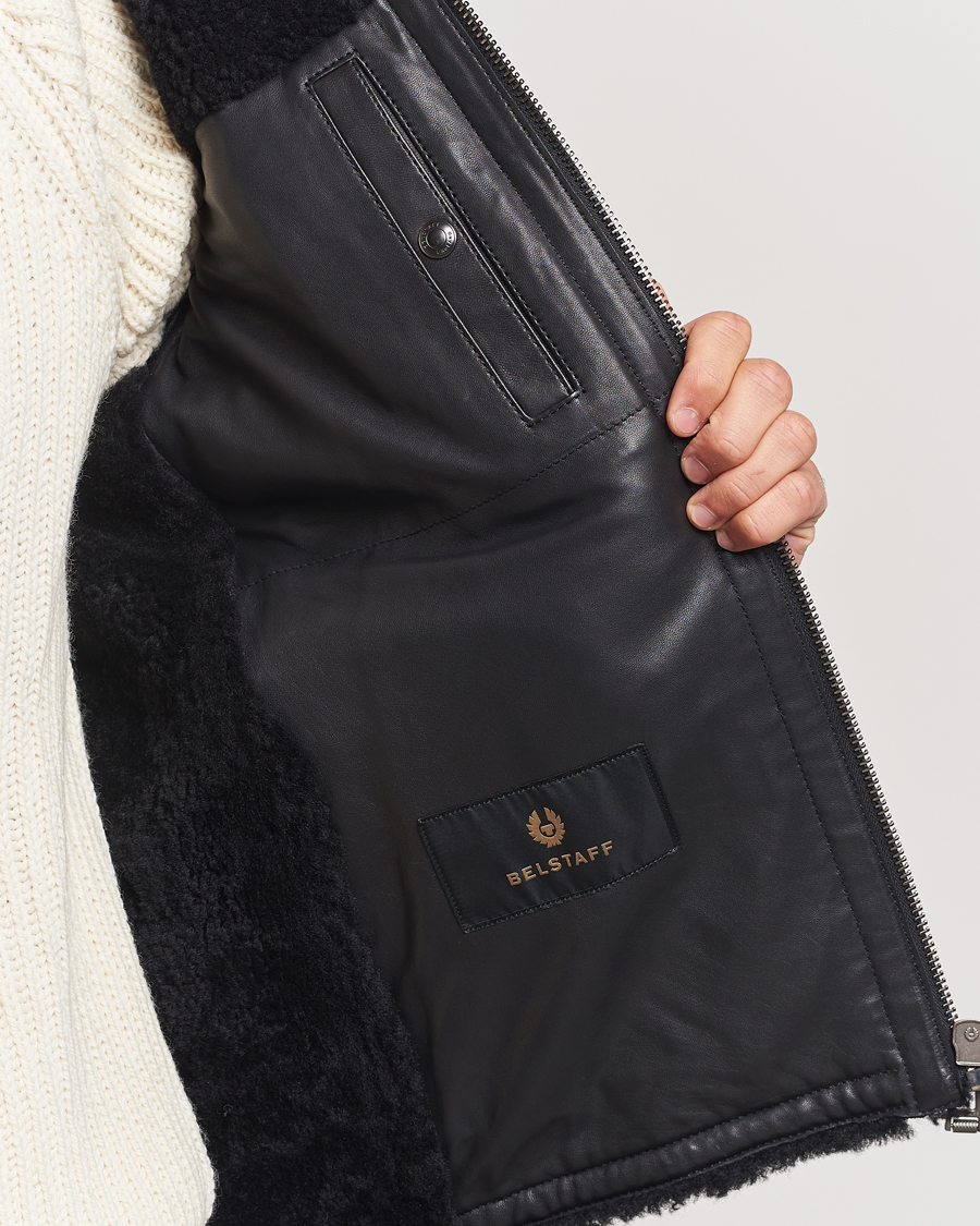 Mies | Takit | Belstaff | Tundra Sherling Leather Jacket Black