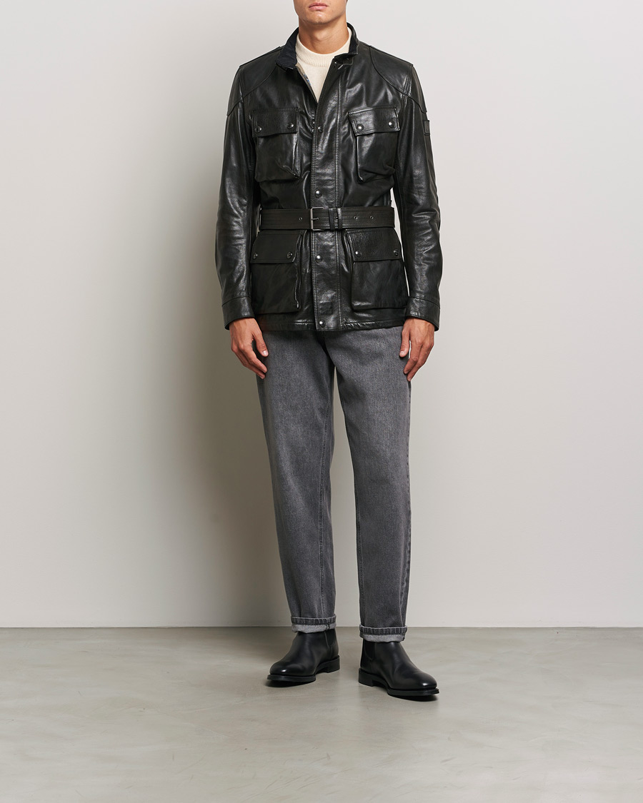 Mies | Takit | Belstaff | Trailmaster Panther Leather Jacket Black