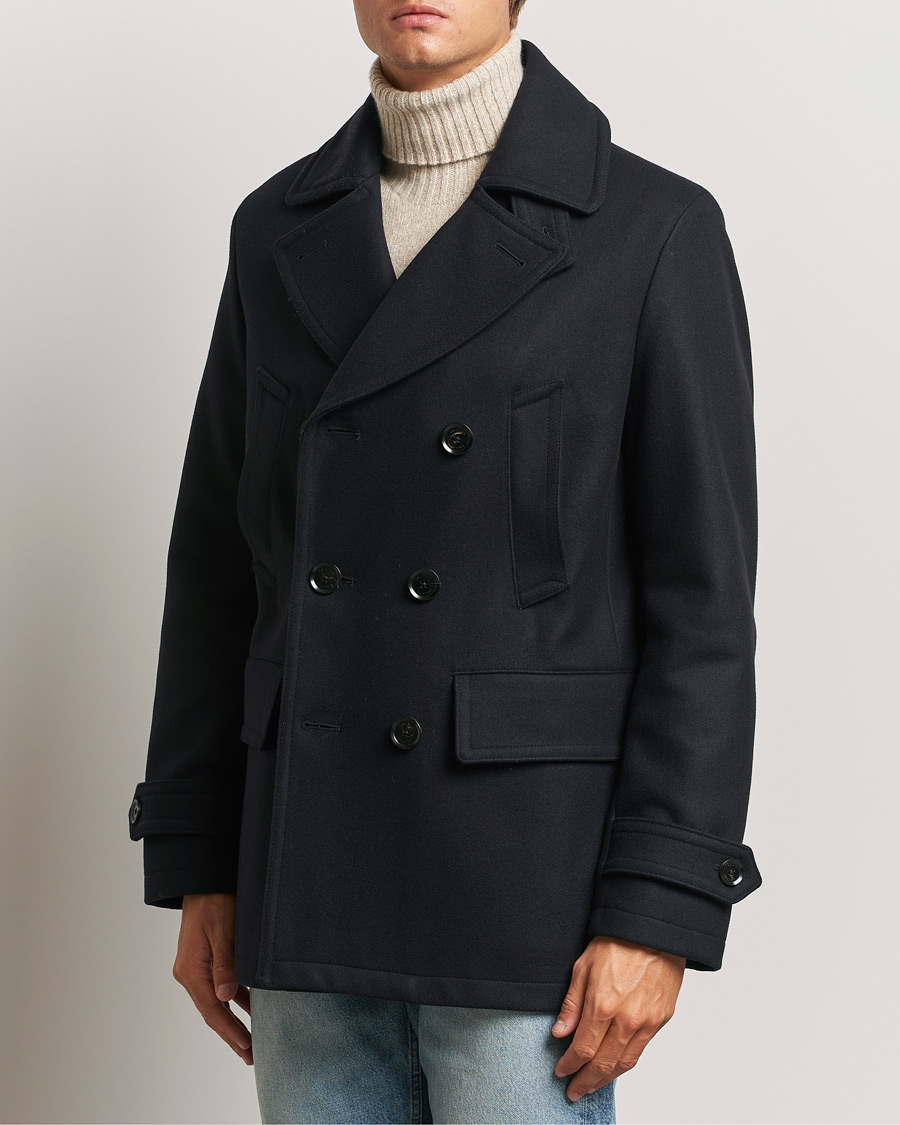 Mies | Takit | Belstaff | Milford Wool Peacoat Ink Blue