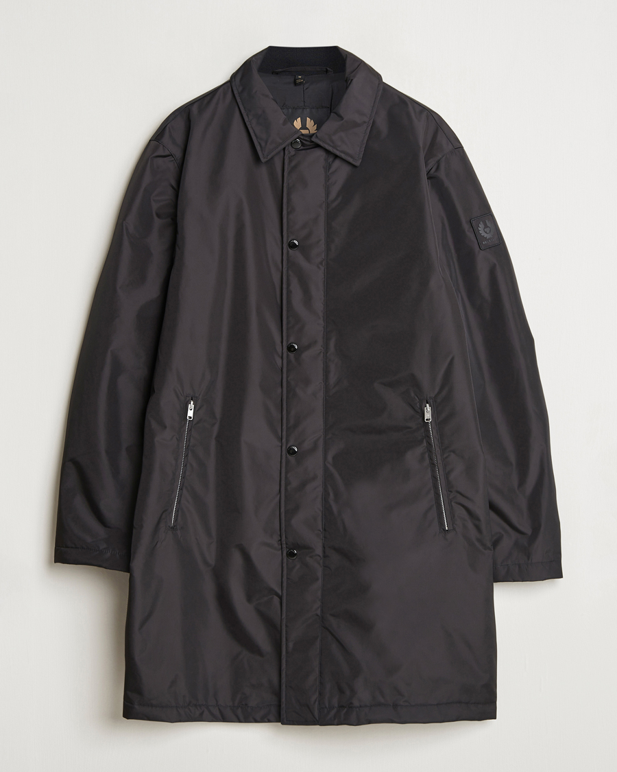 Mies | Takit | Belstaff | Drill Padded Nylon Coat Black