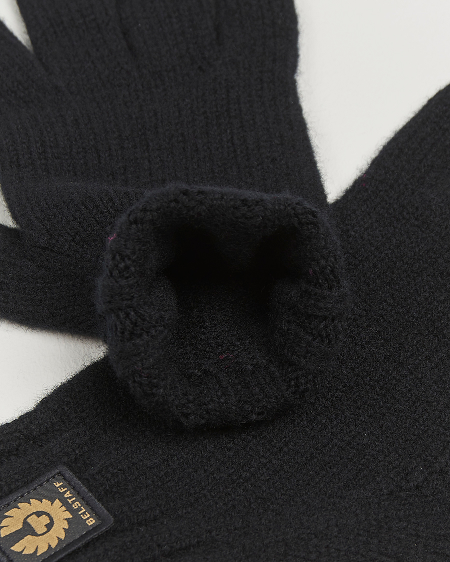 Mies | Belstaff Watch Wool Glove Black | Belstaff | Watch Wool Glove Black