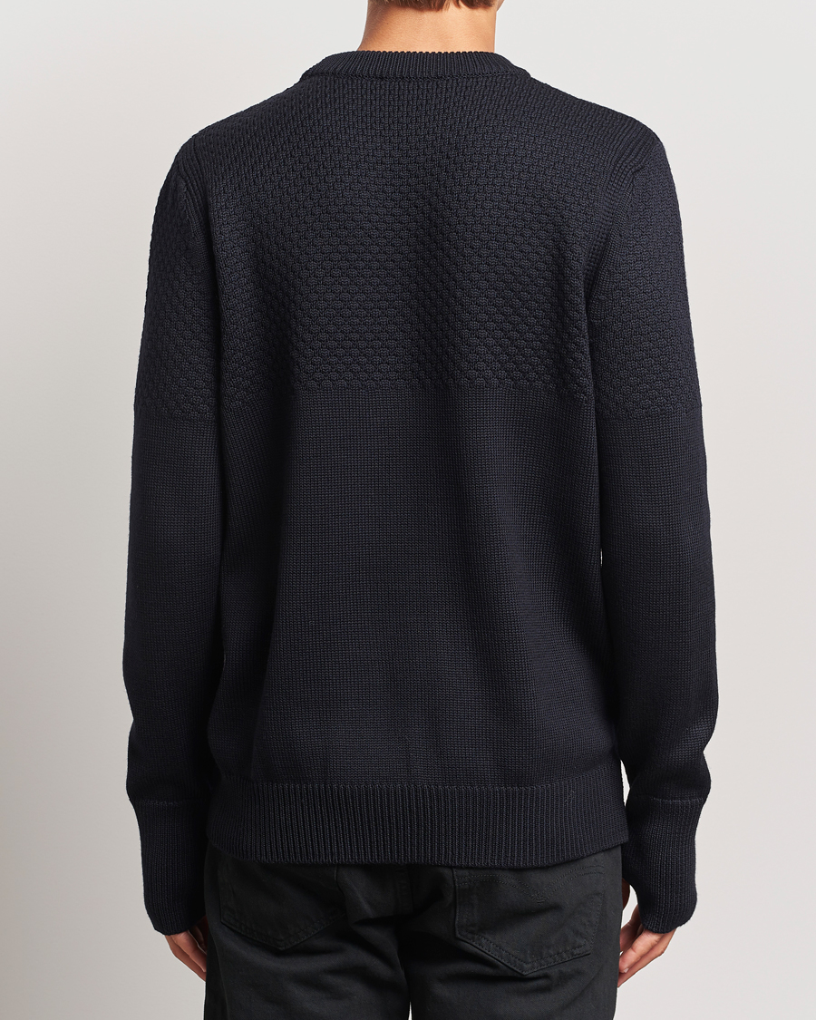 Mies | Puserot | Belstaff | Sternway Knitted Crewneck Dark Ink