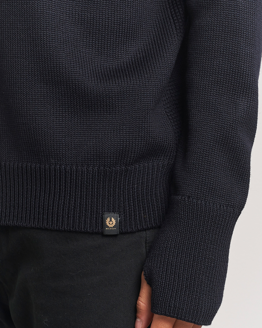 Mies | Puserot | Belstaff | Sternway Knitted Crewneck Dark Ink