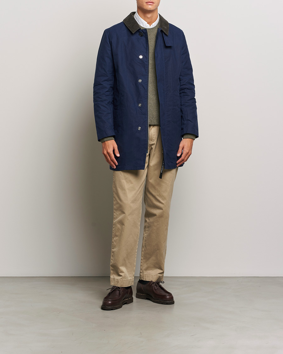 Mies | Takit | Mackintosh | Norfolk Coat Navy