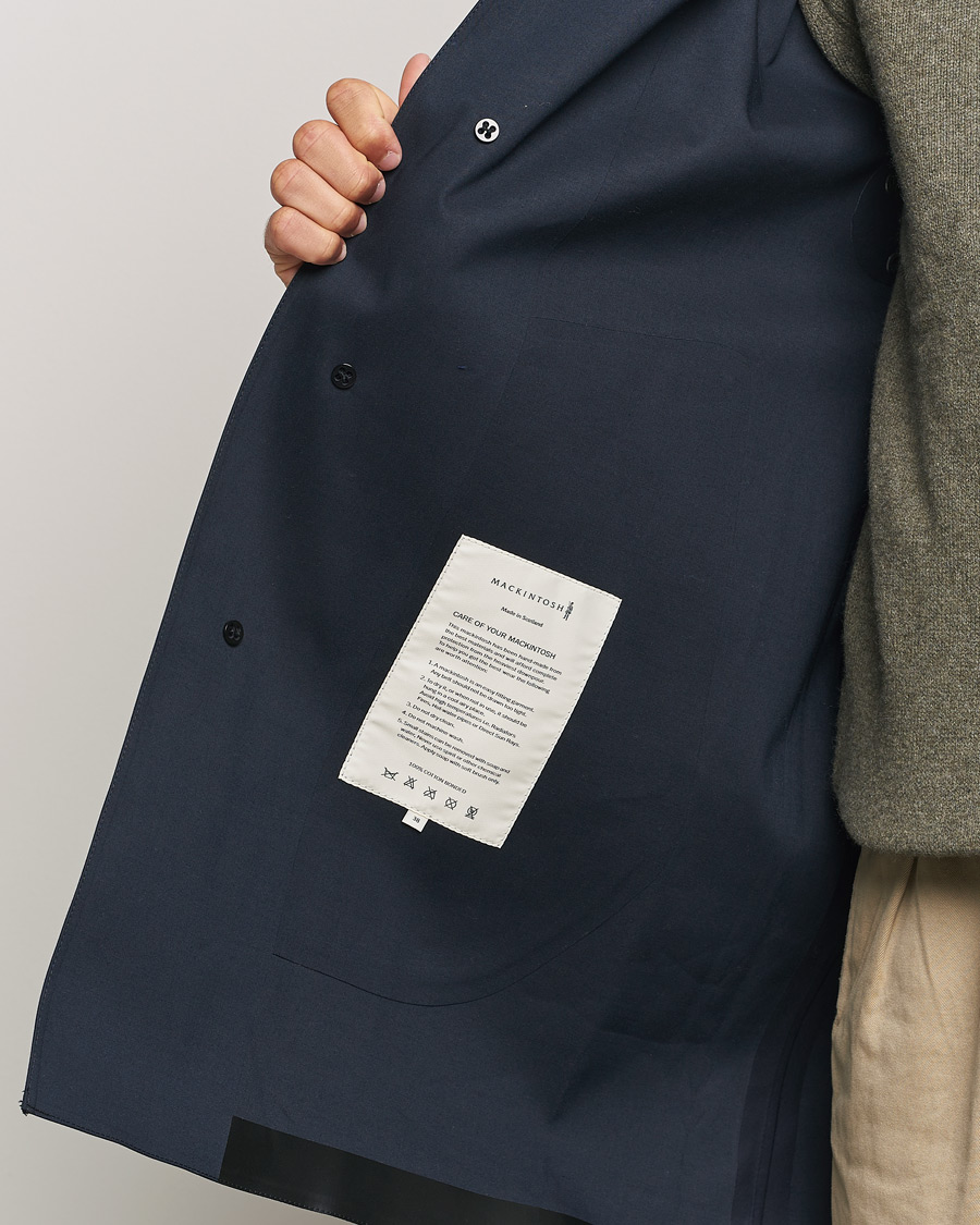 Mies | Takit | Mackintosh | Dunkeld Short Coat Navy