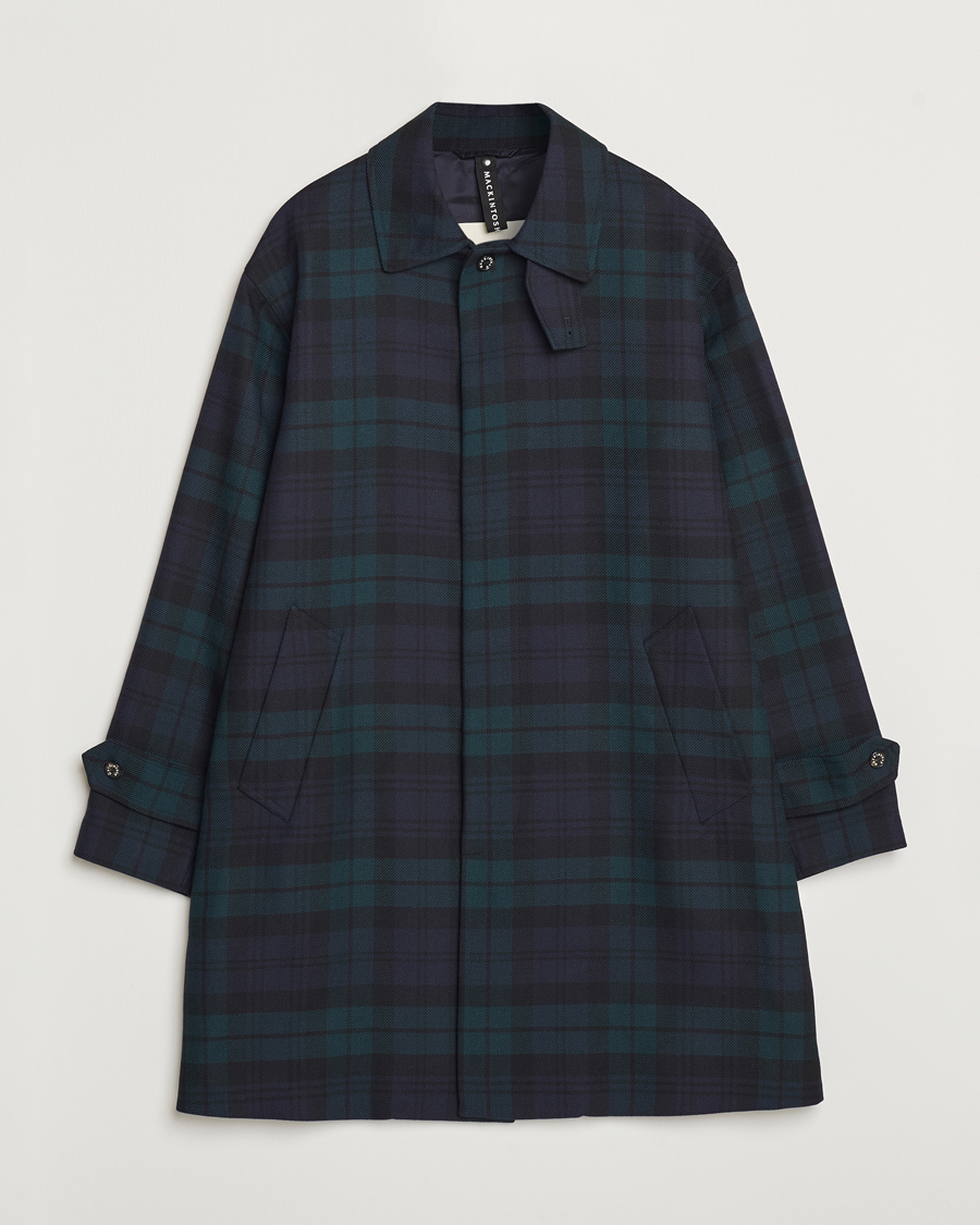 Mies | Takit | Mackintosh | Wool Soho Tartan Coat Blackwatch