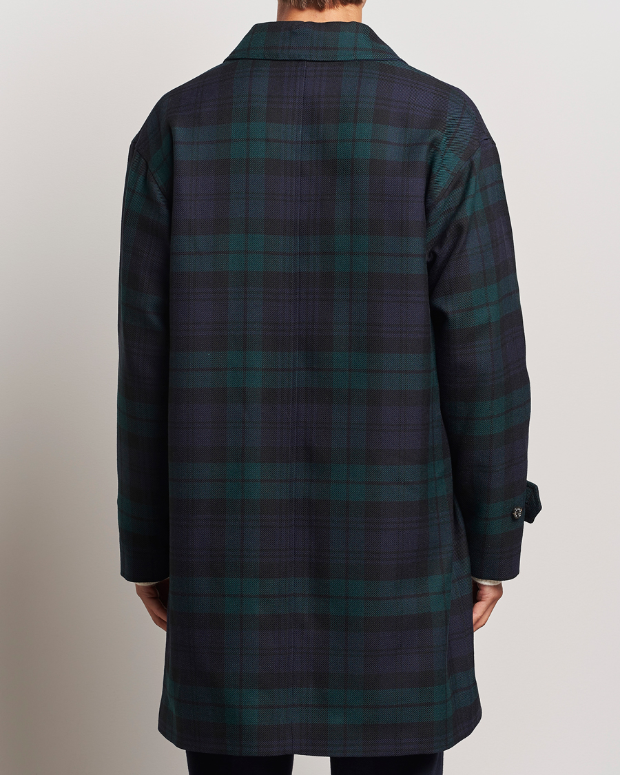 Mies | Takit | Mackintosh | Wool Soho Tartan Coat Blackwatch