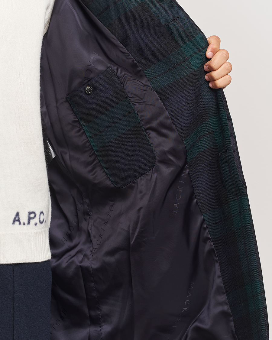 Mies | Takit | Mackintosh | Wool Soho Tartan Coat Blackwatch