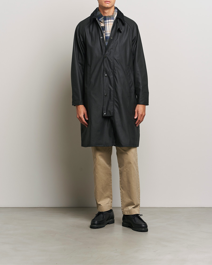 Mies | Takit | Barbour Heritage | Modfied Exmoore Wax Coat Black