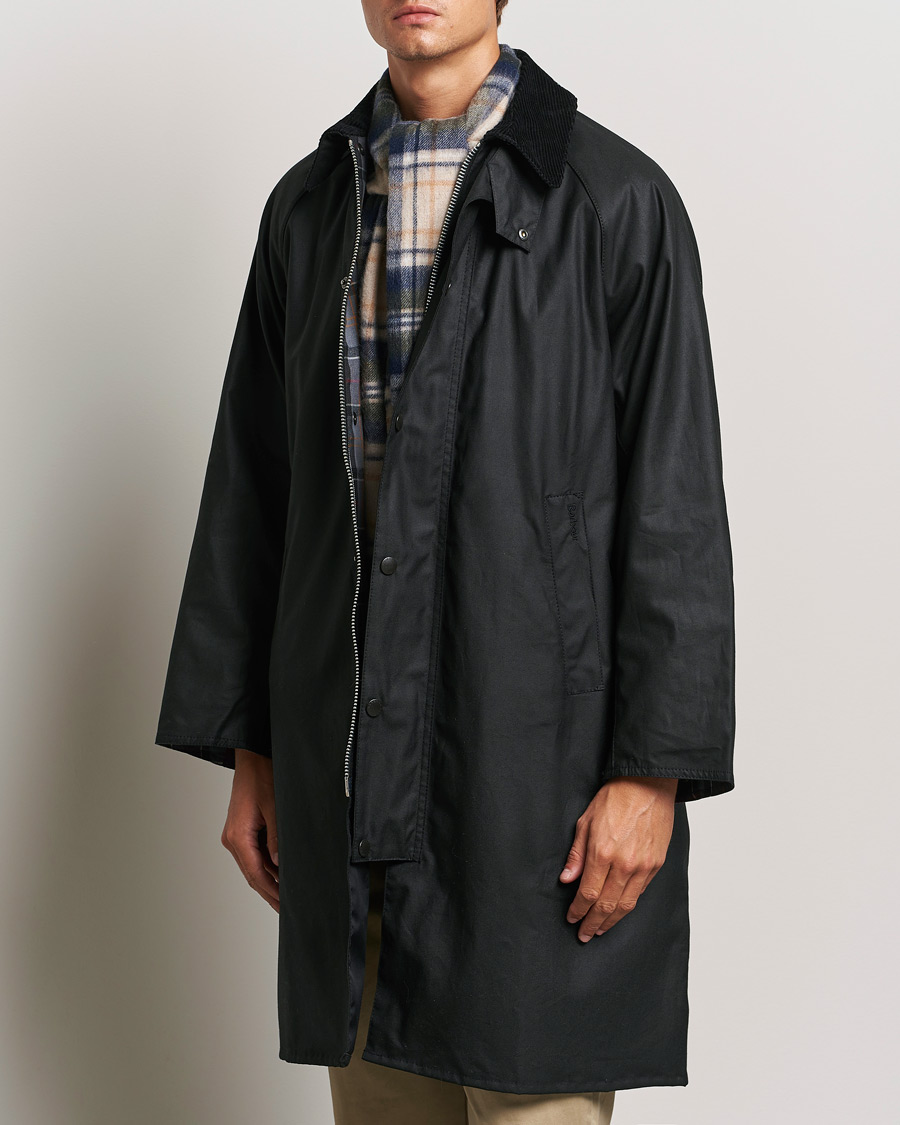 Mies | Takit | Barbour Heritage | Modfied Exmoore Wax Coat Black