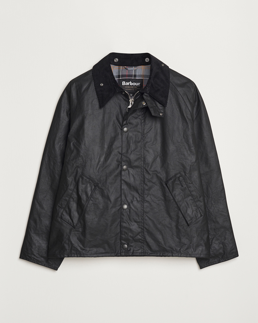 Mies | Takit | Barbour Heritage | Oversize Transport Wax Jacket Black