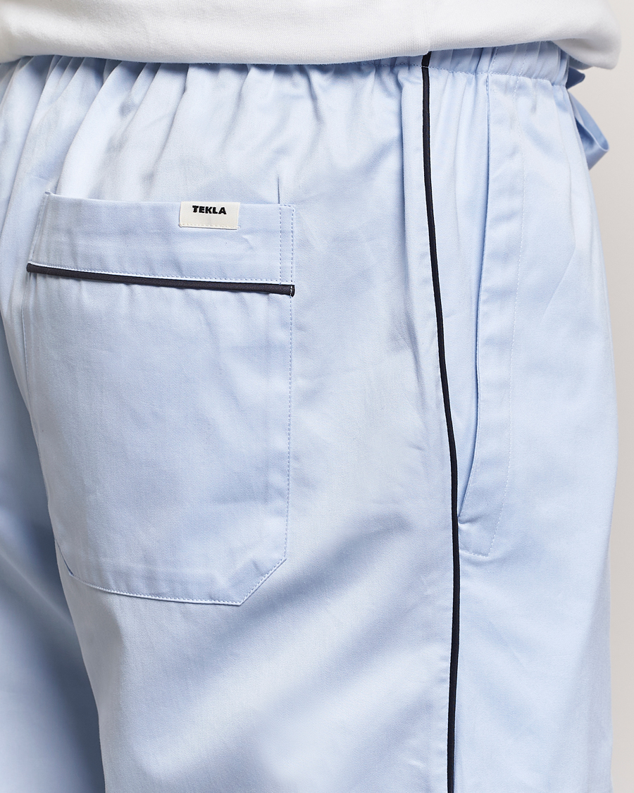 Mies | Yöpuvut ja kylpytakit | Tekla | Sateen Pyjama Pants Bellhop Blue