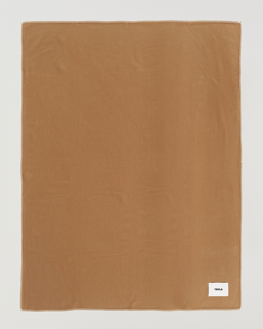 Mies | Tekla Lambswool Blanket Oak | Tekla | Lambswool Blanket Oak