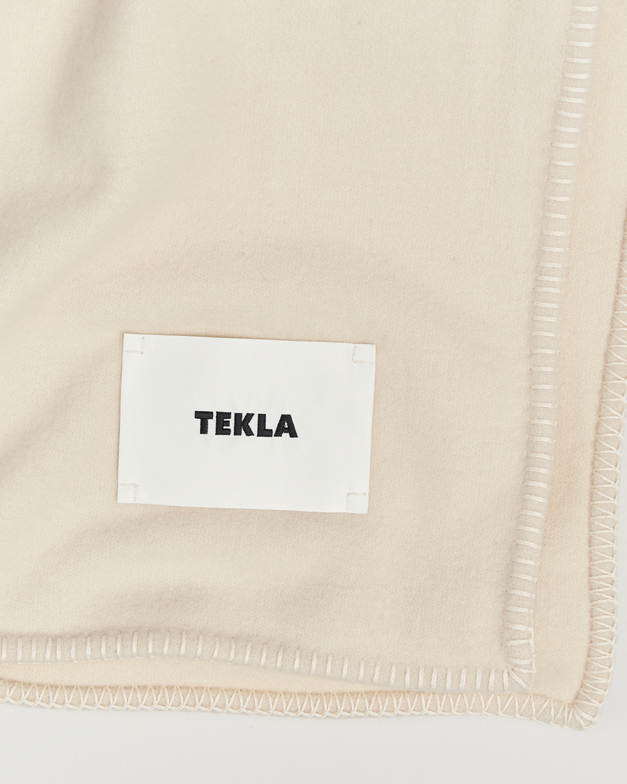 Mies | Tekla Lambswool Blanket Snow | Tekla | Lambswool Blanket Snow