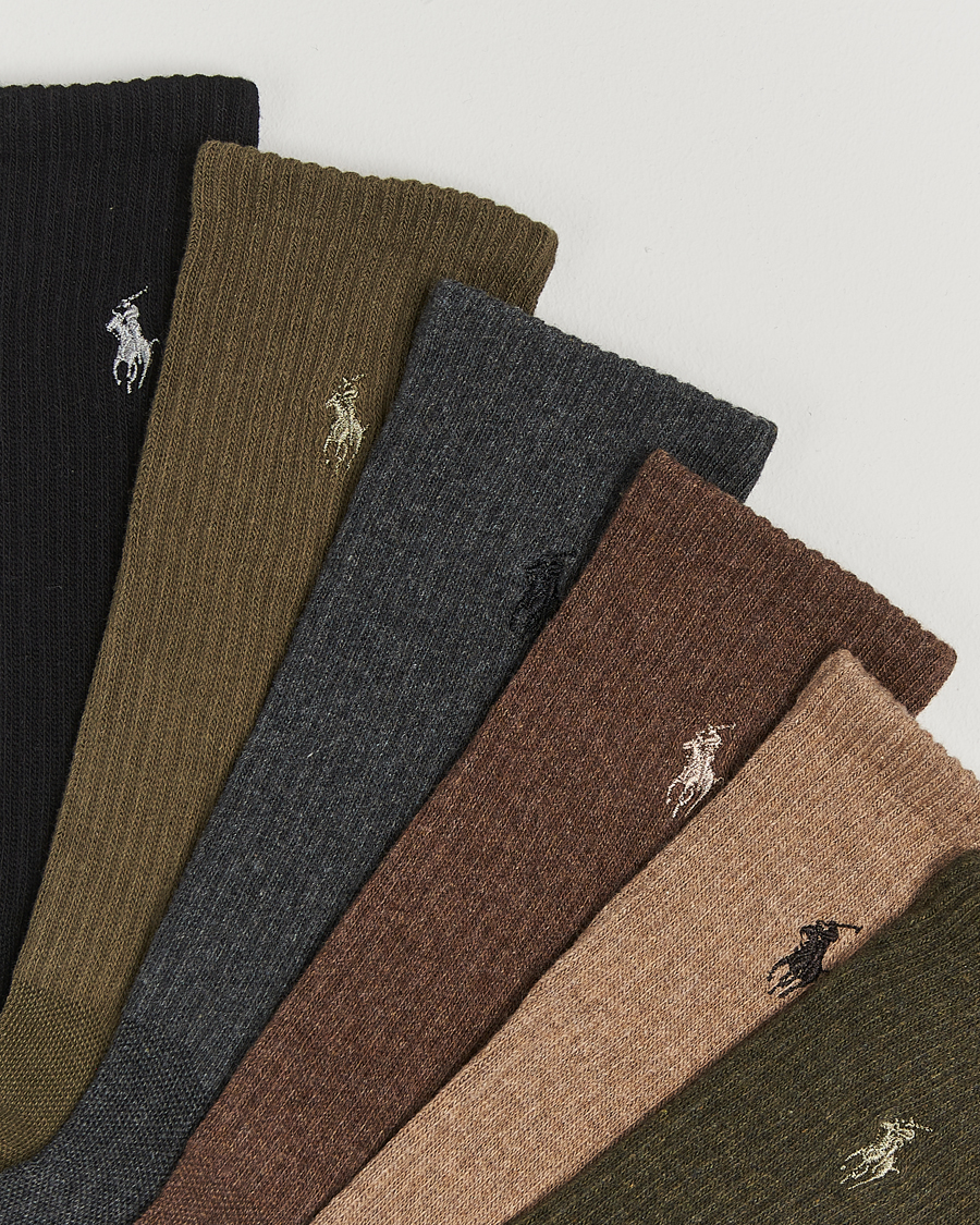 Mies | Alusvaatteet | Polo Ralph Lauren | Polo Ralph Lauren6-Pack Performance Crew SocksBrown