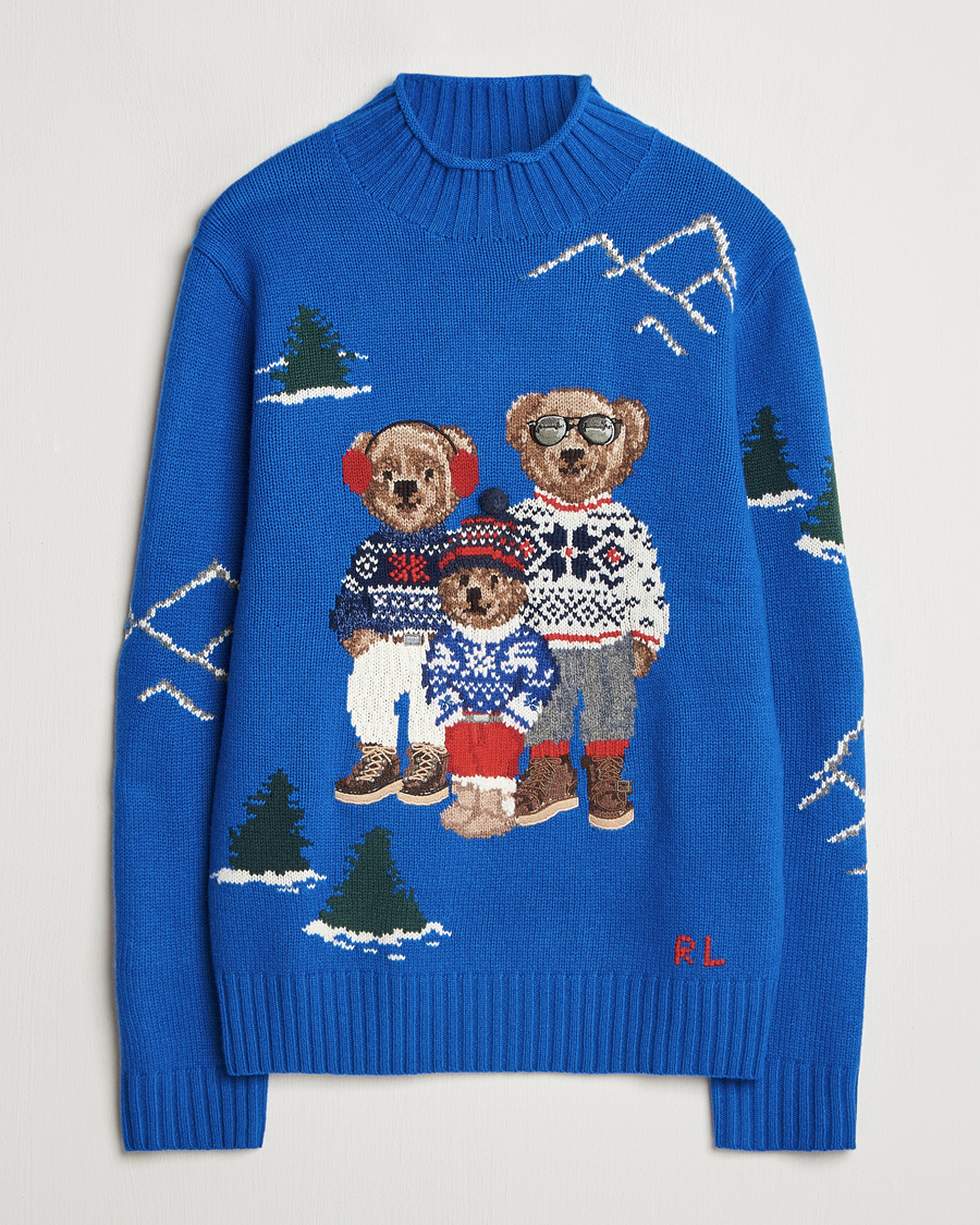 Mies | Puserot | Polo Ralph Lauren | Family Bear Knitted Polo Heritage Royal
