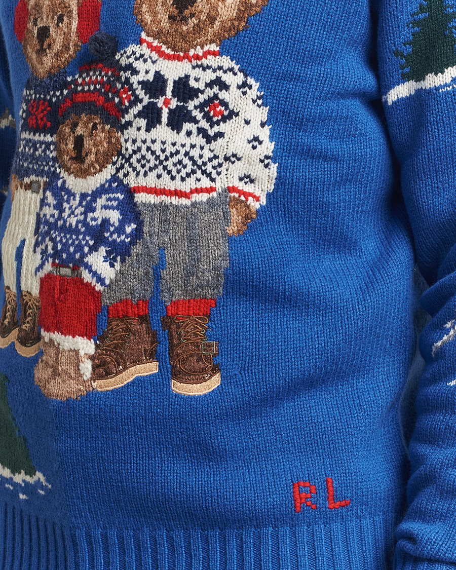 Mies | Puserot | Polo Ralph Lauren | Family Bear Knitted Polo Heritage Royal