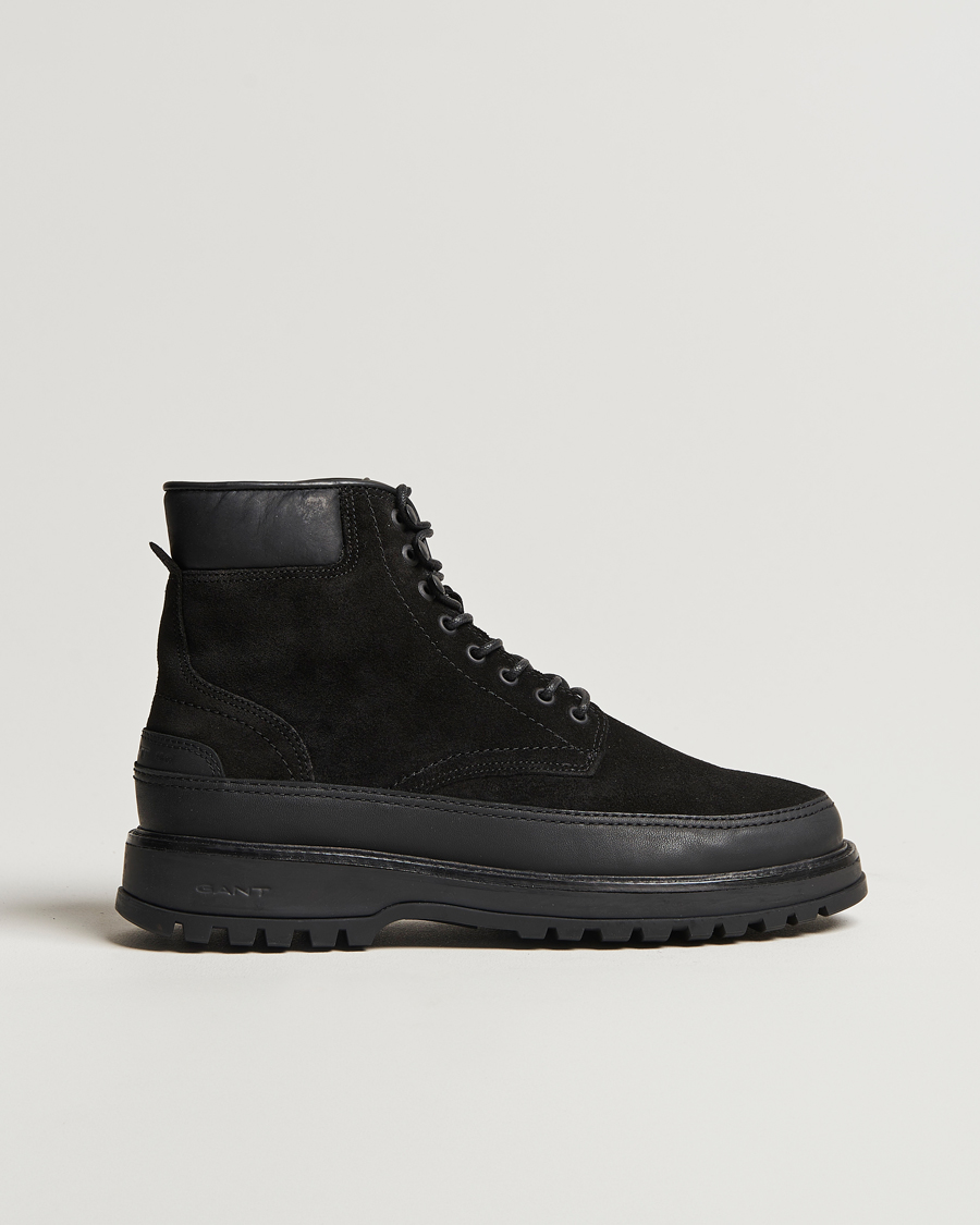 Mies | GANT Clefton Felt Lined Suede Boot Black | GANT | Clefton Felt Lined Suede Boot Black