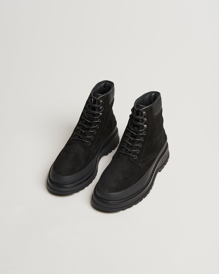 Mies | GANT Clefton Felt Lined Suede Boot Black | GANT | Clefton Felt Lined Suede Boot Black