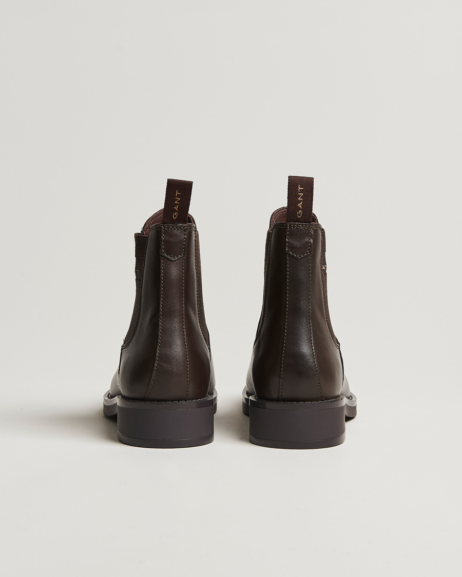 Mies | GANT Prepdale Leather Chelsea Boot Dark Brown | GANT | Prepdale Leather Chelsea Boot Dark Brown