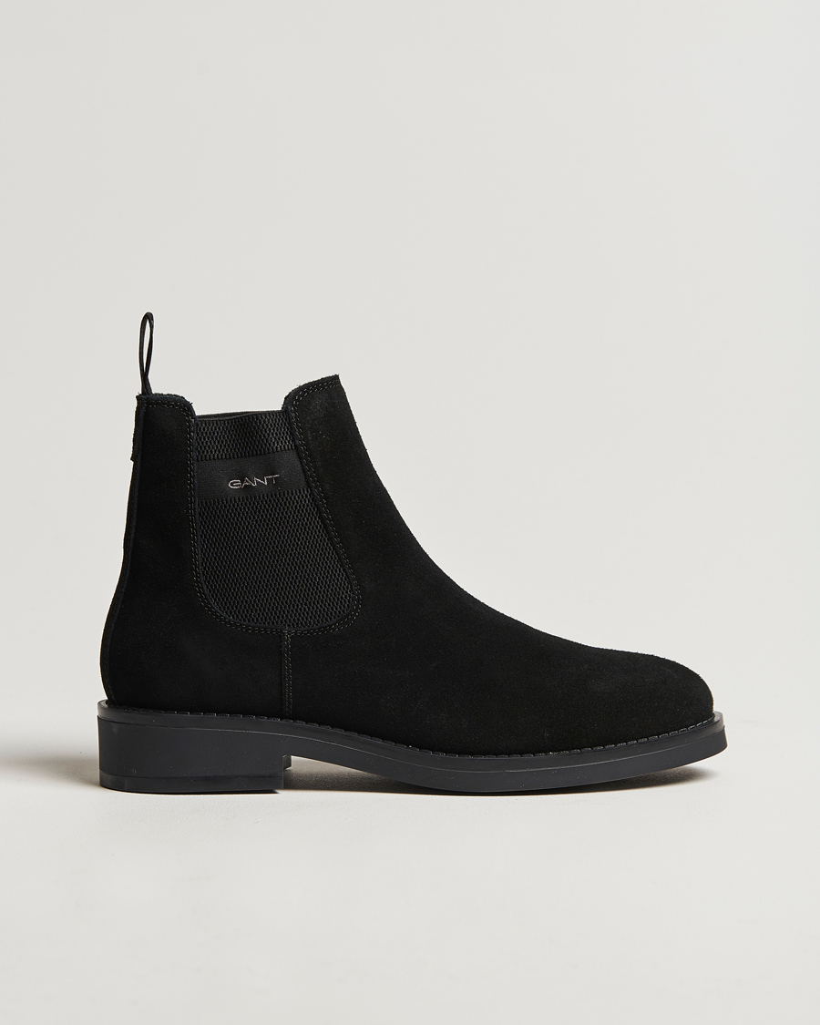 Mies | GANT Prepdale Suede Chelsea Boot Black | GANT | Prepdale Suede Chelsea Boot Black