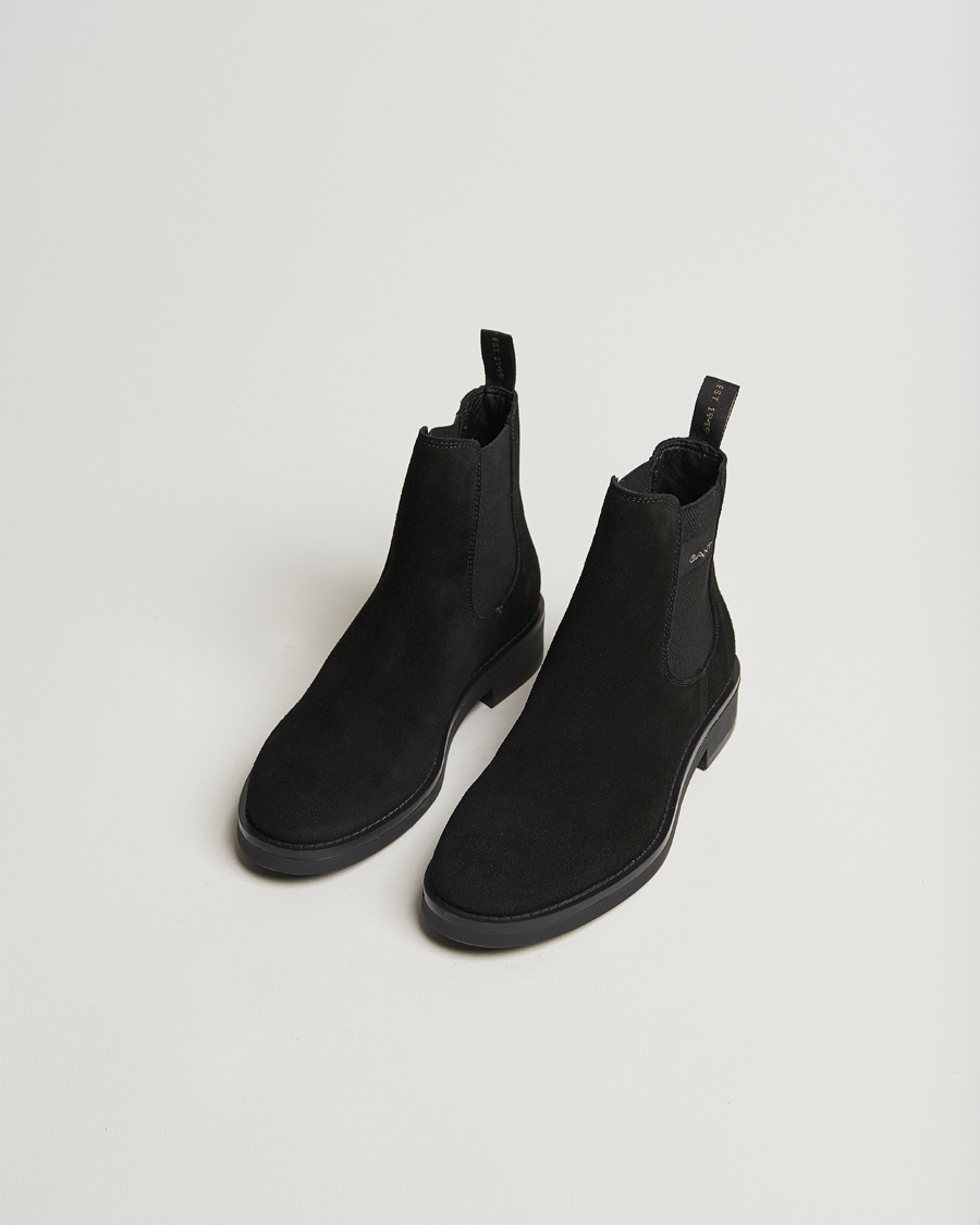 Mies | GANT Prepdale Suede Chelsea Boot Black | GANT | Prepdale Suede Chelsea Boot Black