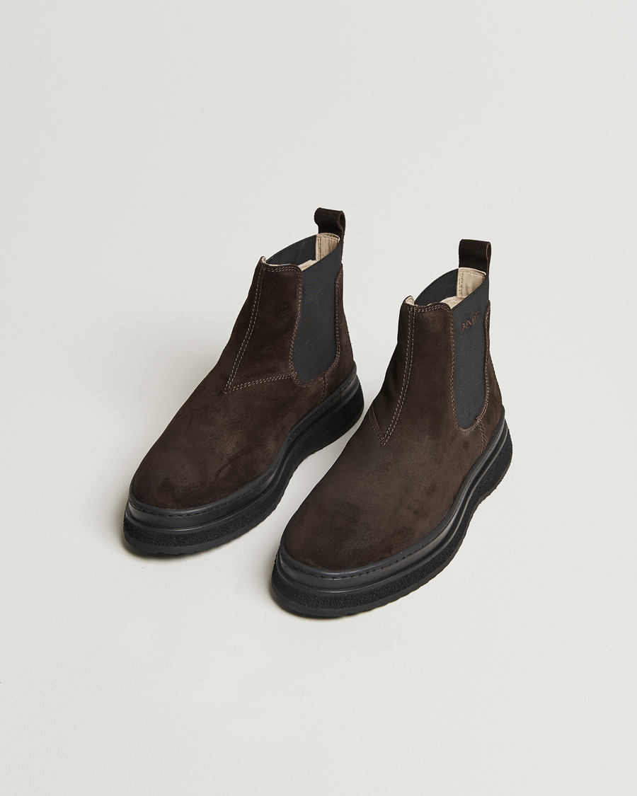 Mies | GANT Blistown Shearling Suede Chelsea Boot Espresso Brown | GANT | Blistown Shearling Suede Chelsea Boot Espresso Brown